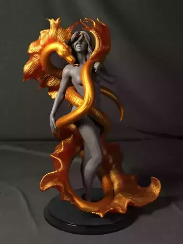 Golden Lover 3D print model