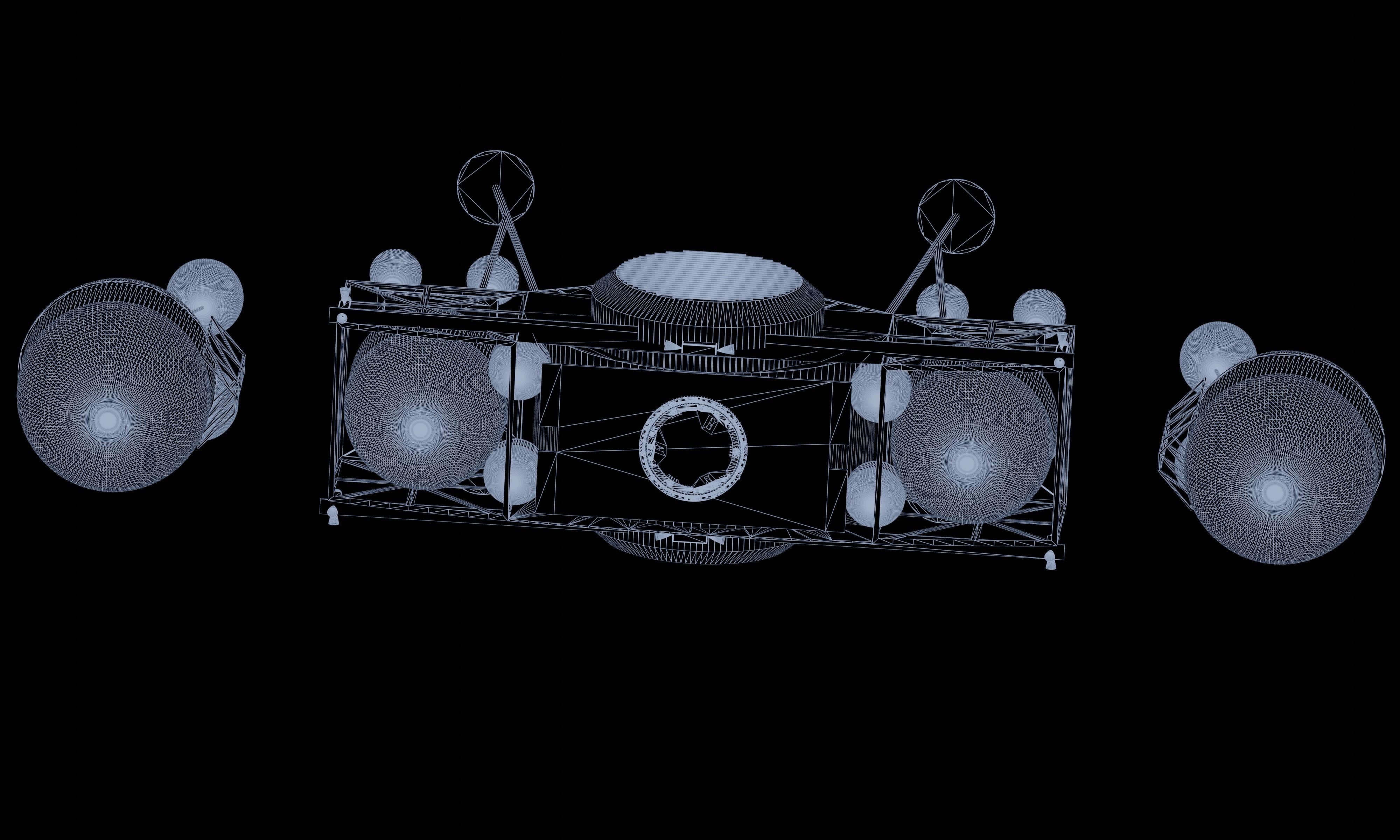 Dynetics ALPACA Human Landing System 3D model_8