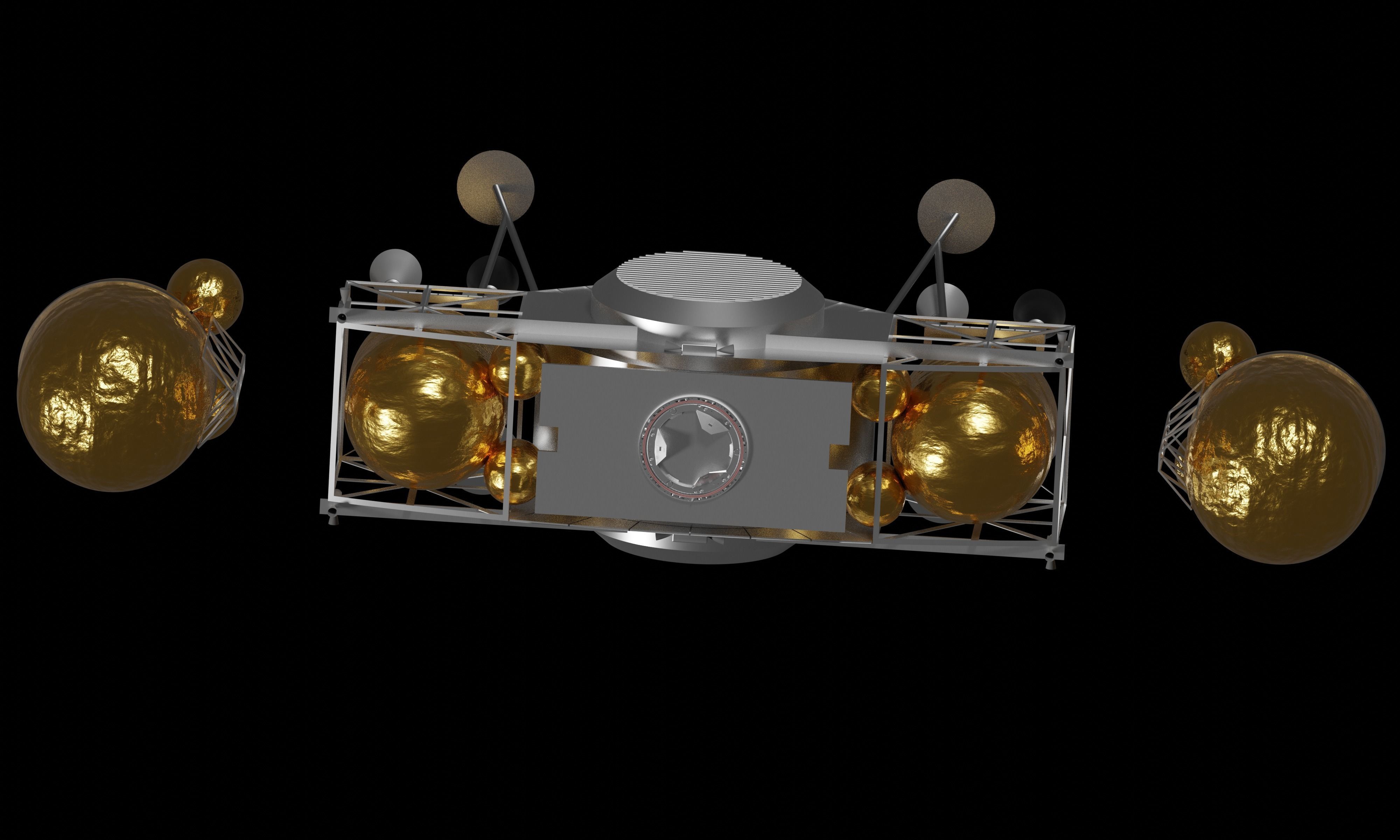 Dynetics ALPACA Human Landing System 3D model_4