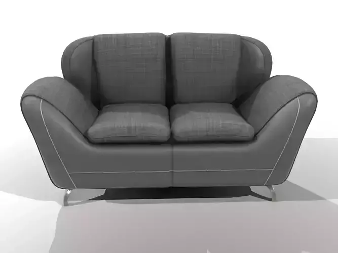 Sofa model - Fully customizable textures with sbsar