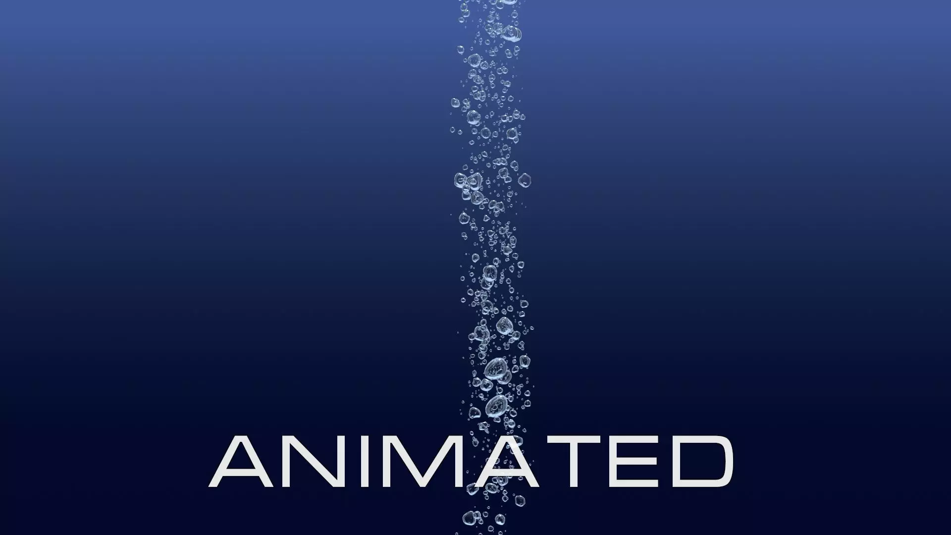 Bubble D tree in with light shining 3D model_0