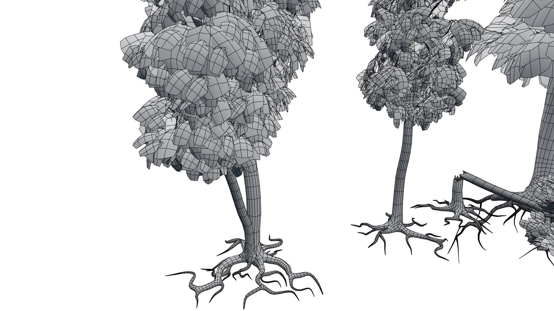 Low Poly Forest Pack With PBR Materials Low-poly 3D model_41