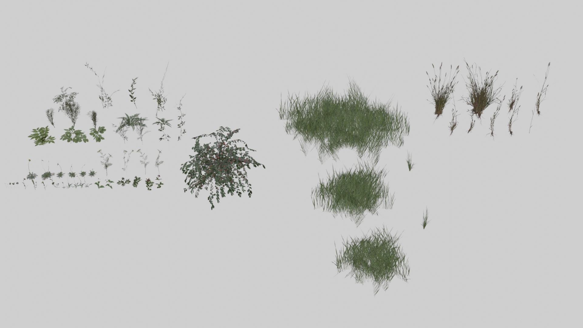 Low Poly Forest Pack With PBR Materials Low-poly 3D model_15