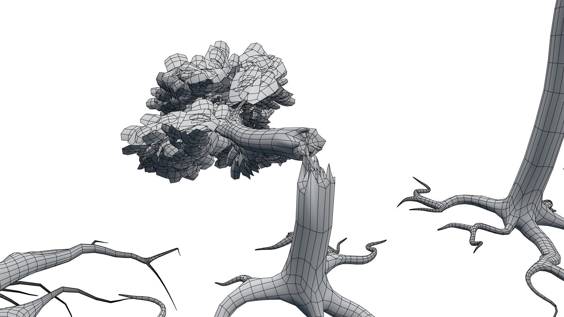 Low Poly Forest Pack With PBR Materials Low-poly 3D model_47