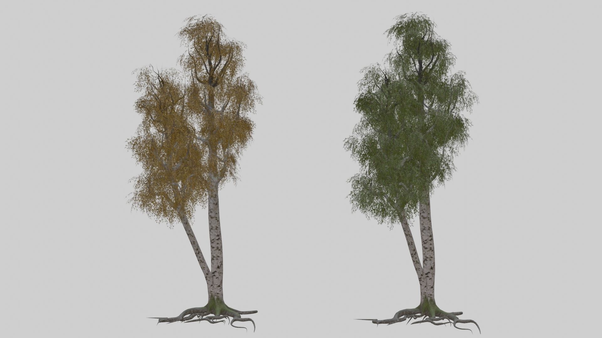 Low Poly Forest Pack With PBR Materials Low-poly 3D model_2