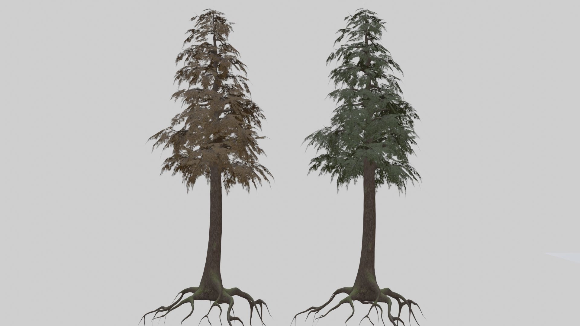 Low Poly Forest Pack With PBR Materials Low-poly 3D model_4