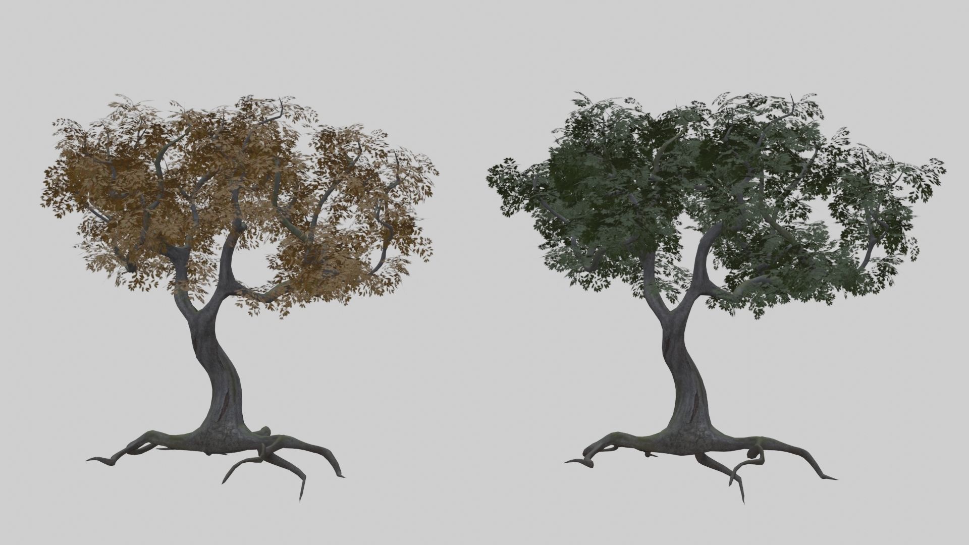 Low Poly Forest Pack With PBR Materials Low-poly 3D model_5