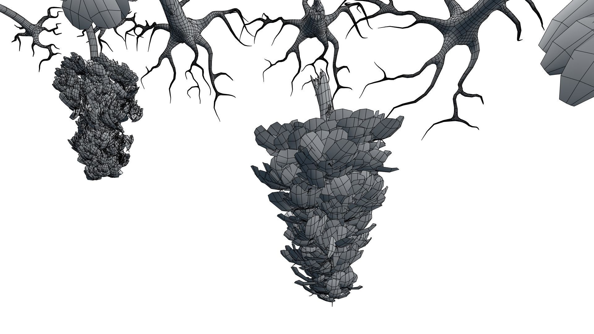 Low Poly Forest Pack With PBR Materials Low-poly 3D model_49