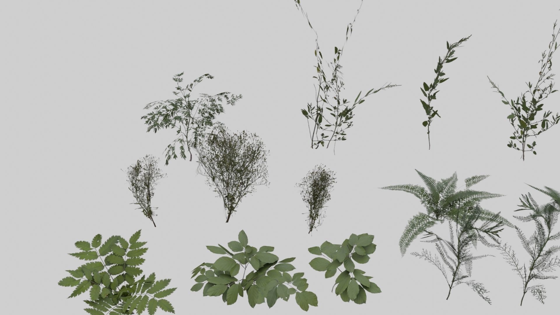 Low Poly Forest Pack With PBR Materials Low-poly 3D model_18