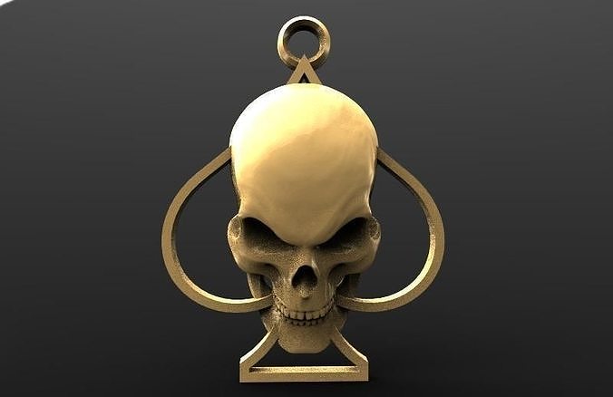 Ace of spades 3D print model
