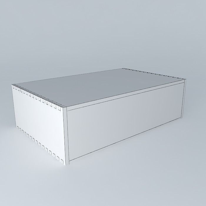 Ring wooden box with letter o Free 3D model_4