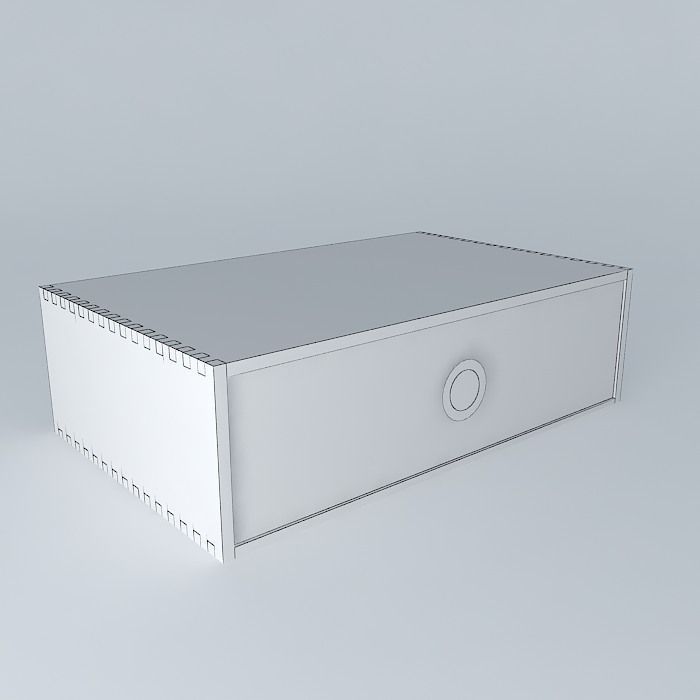 Ring wooden box with letter o Free 3D model_3