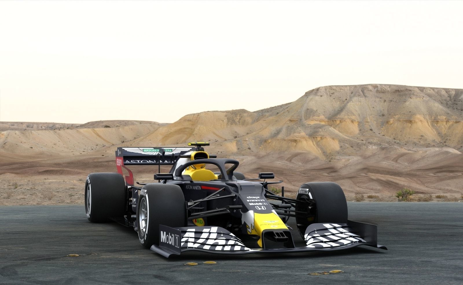 F1 White Bull WB16 2020 3D model_8