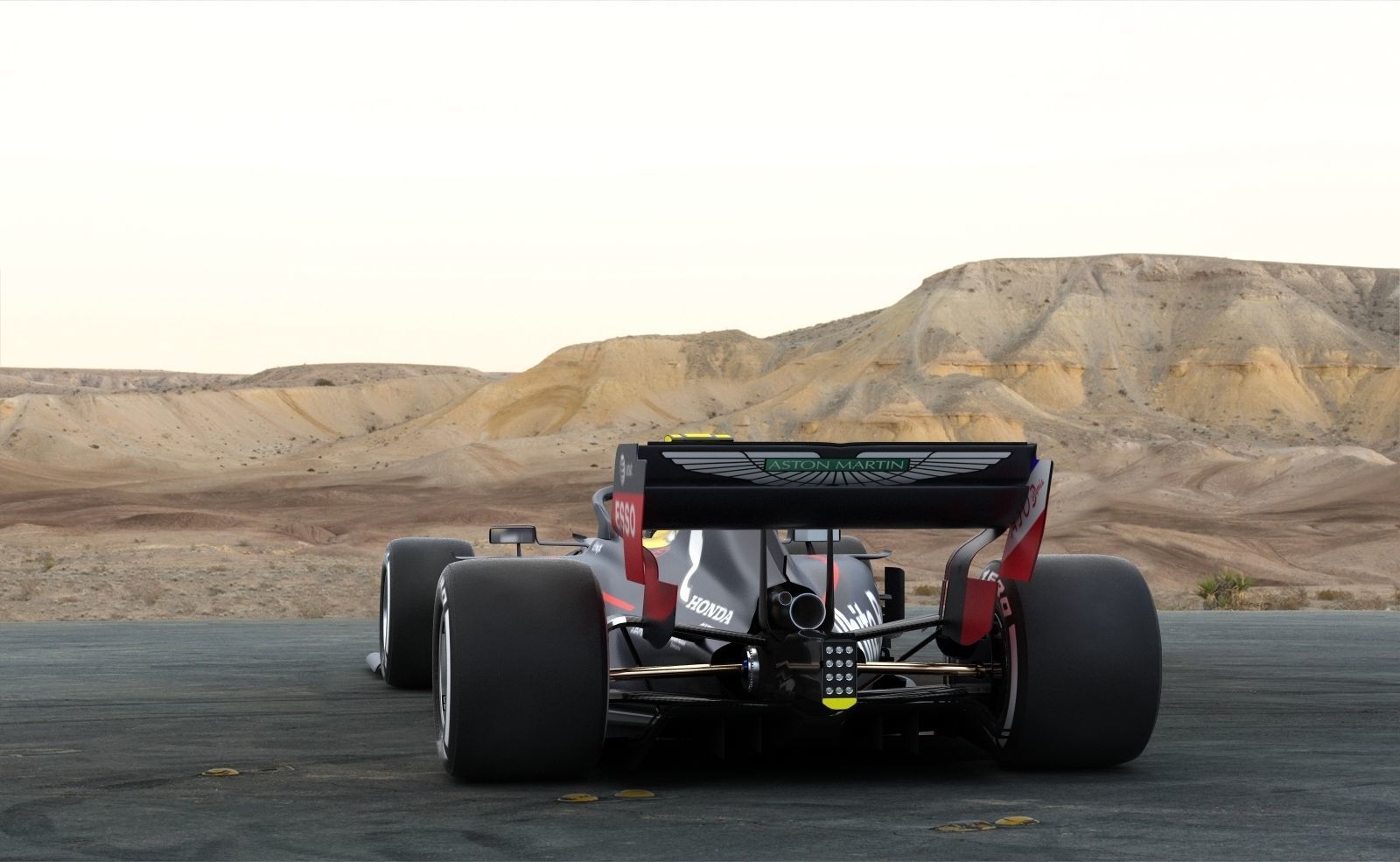 F1 White Bull WB16 2020 3D model_4