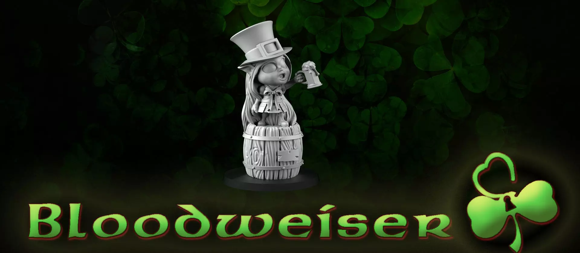 Bloodweiser saint patrick 3D print model_0