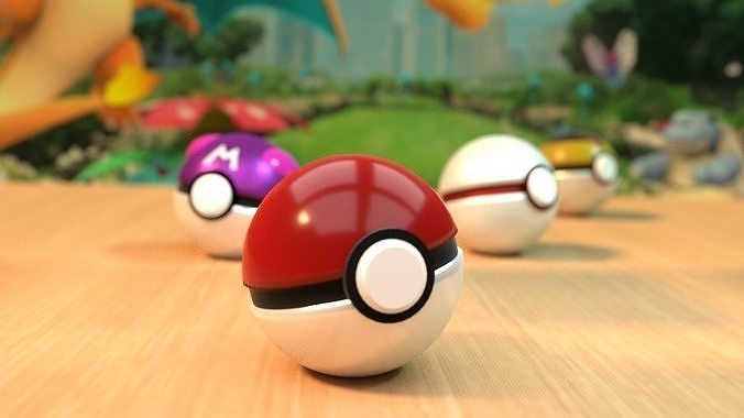 Pokeballs 3D model
