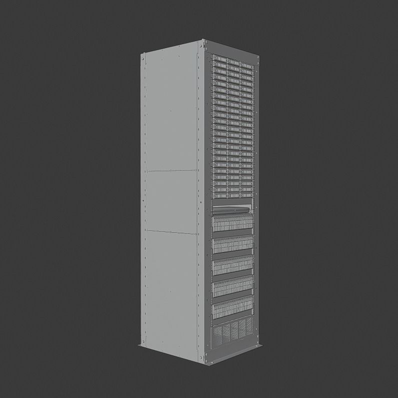Server Rack 3D model_7