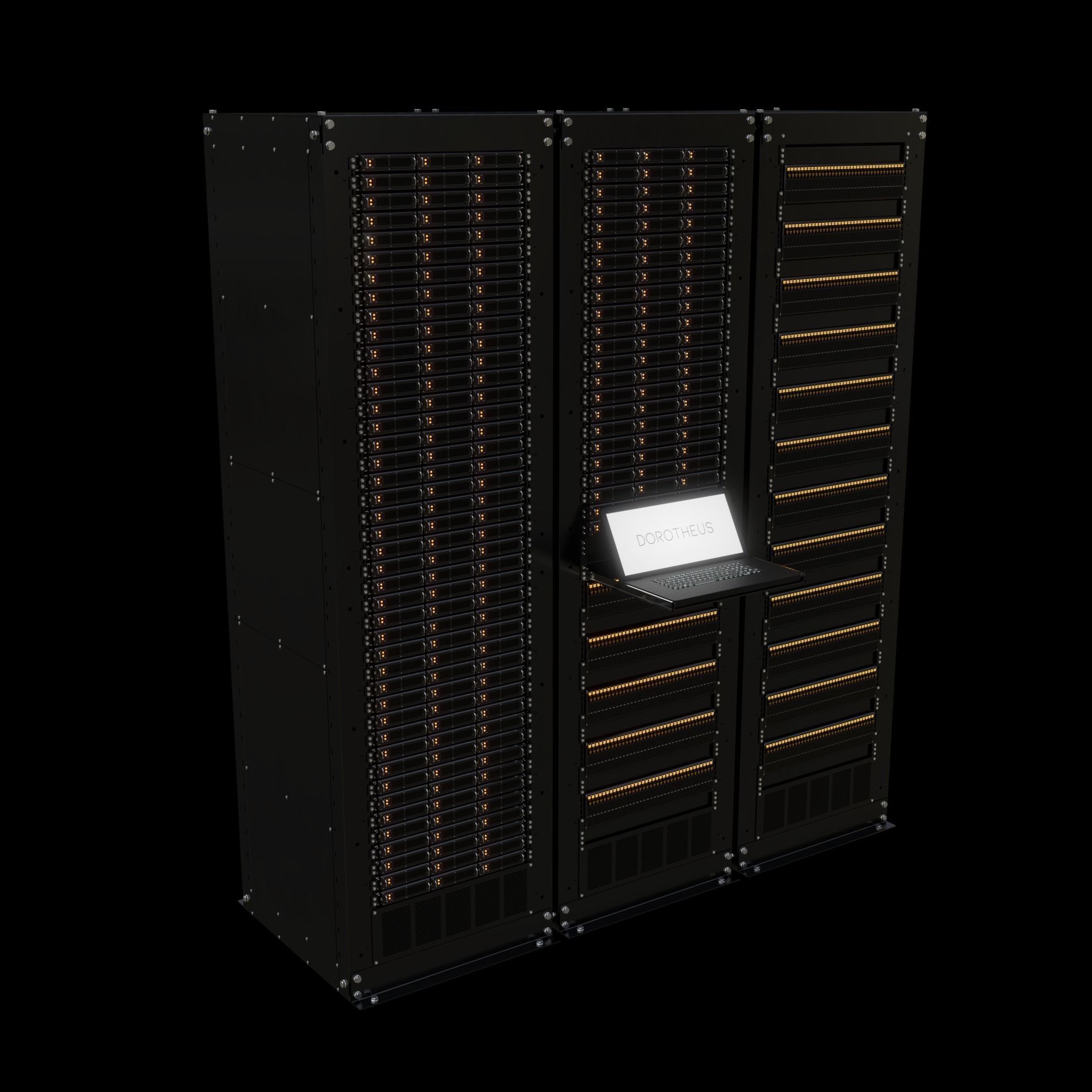 Server Rack 3D model_2