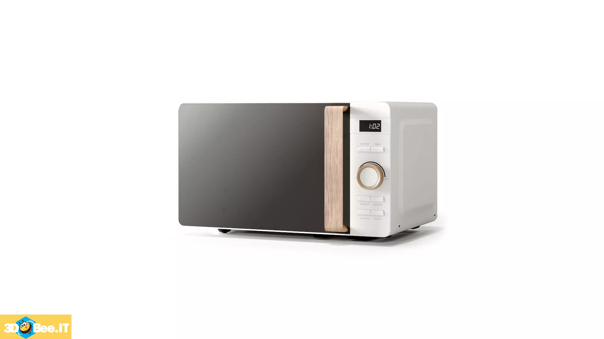 Microwave samsung oven 3D model_0