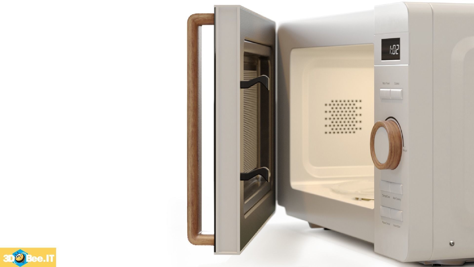 Microwave samsung oven 3D model_1