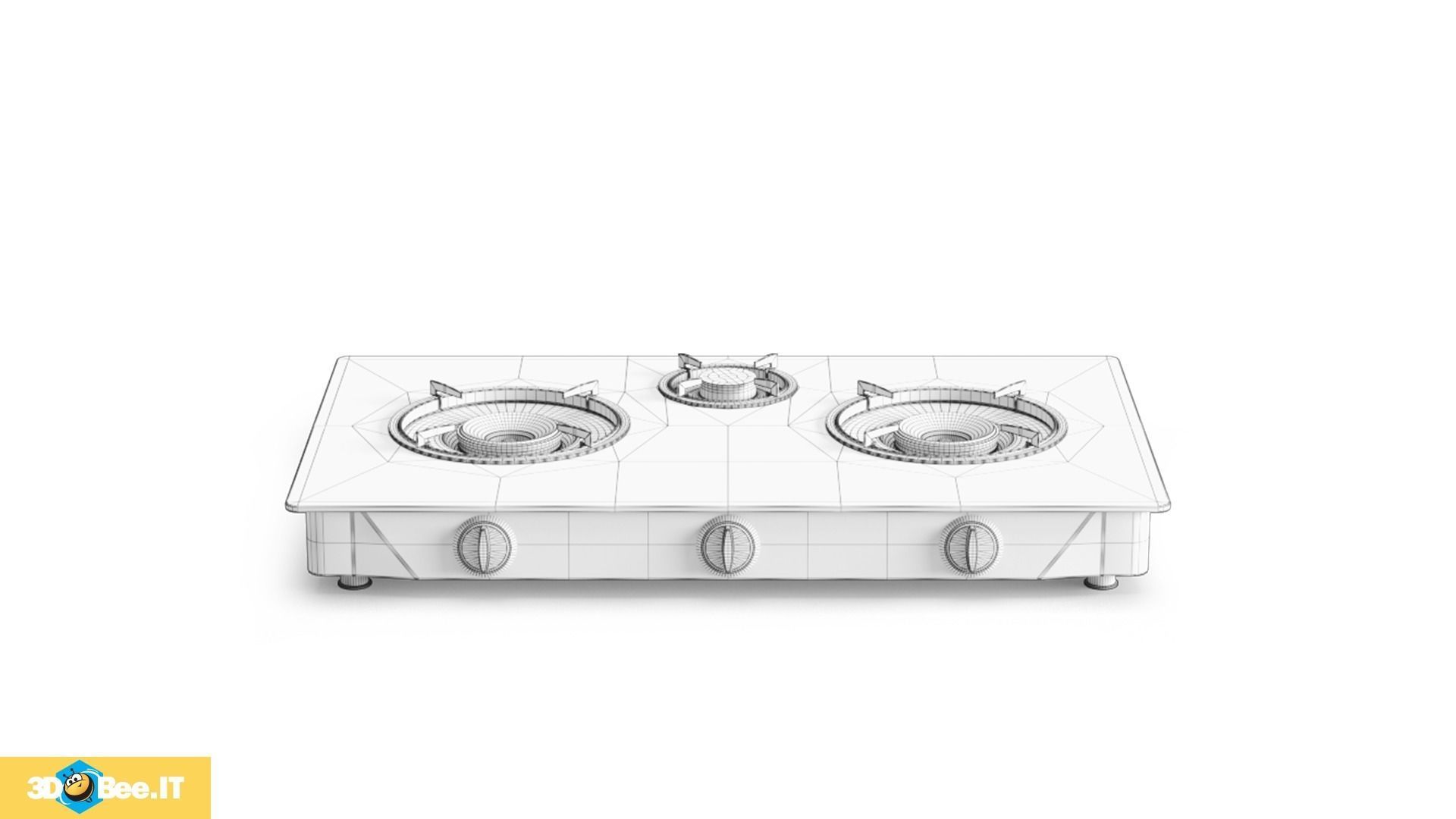 Gas Stove 3D model_2