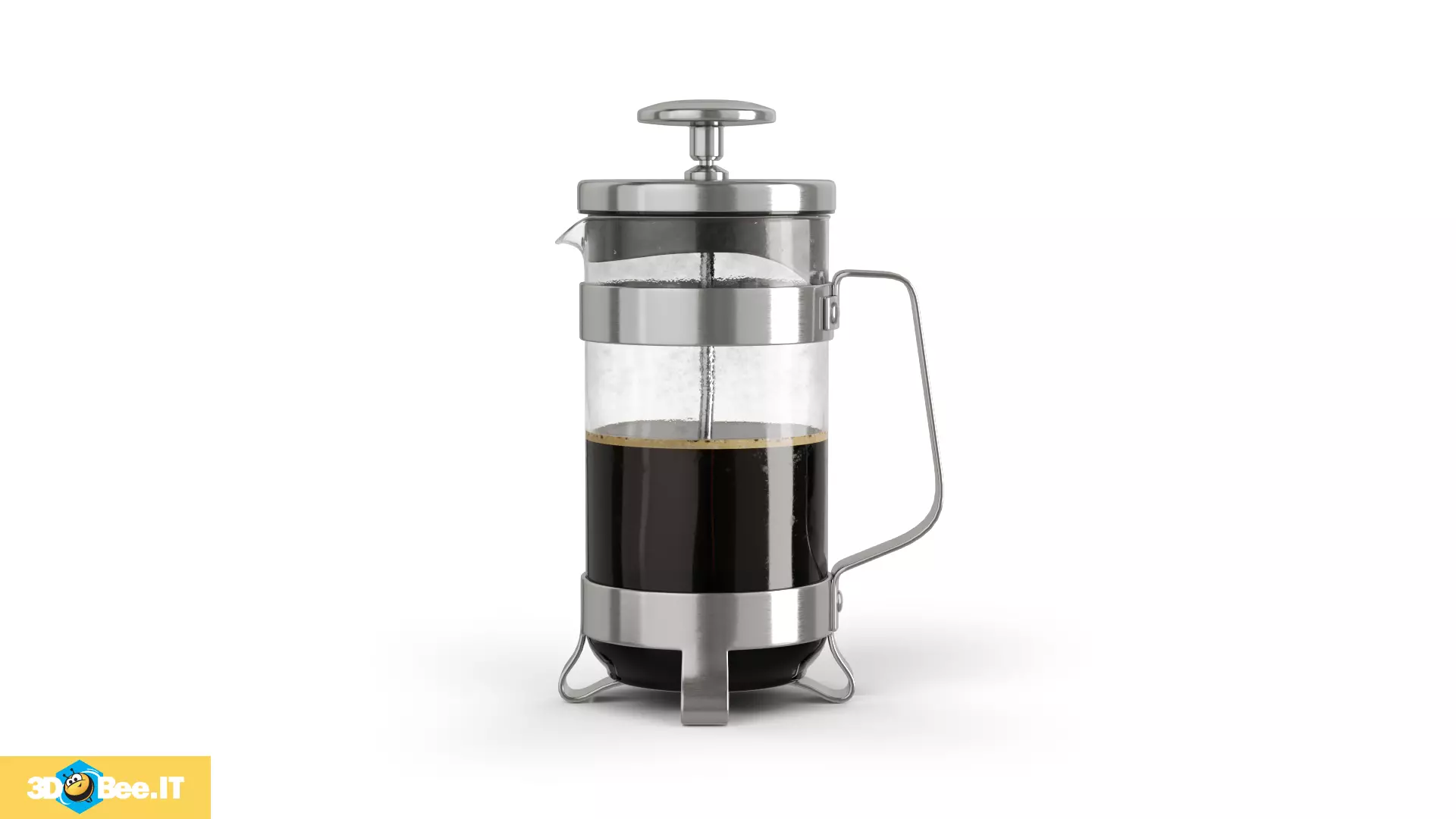 French Press 3D model_0