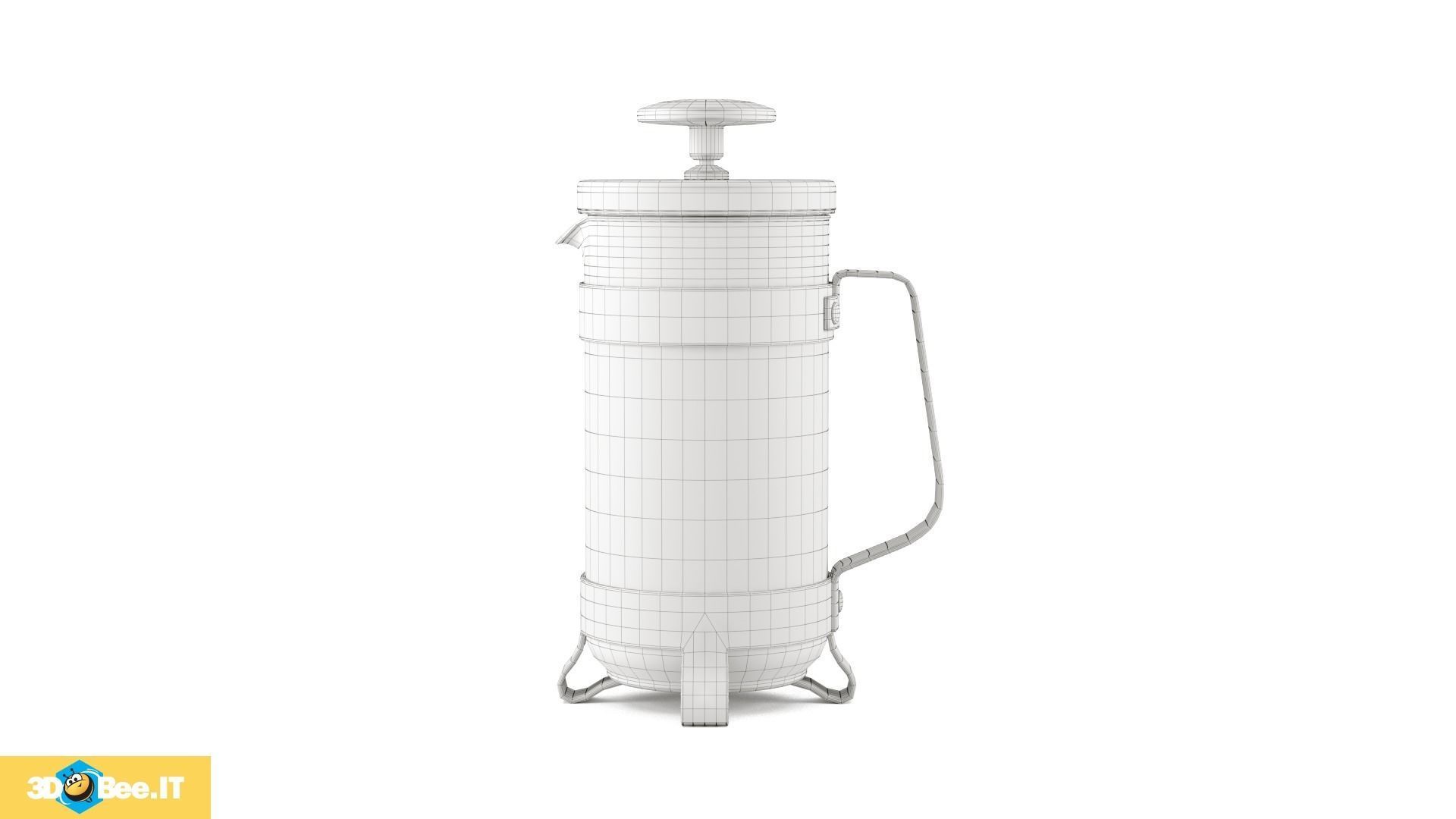French Press 3D model_1