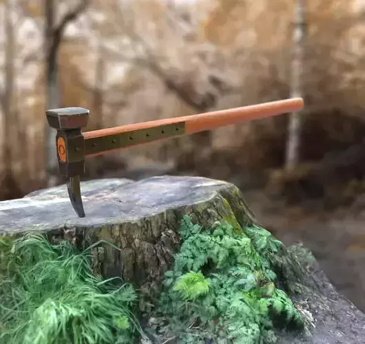 medieval warpick Low-poly 3D model
