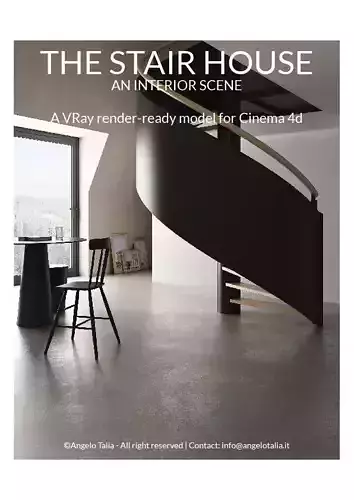 The Stair House - An interior scene