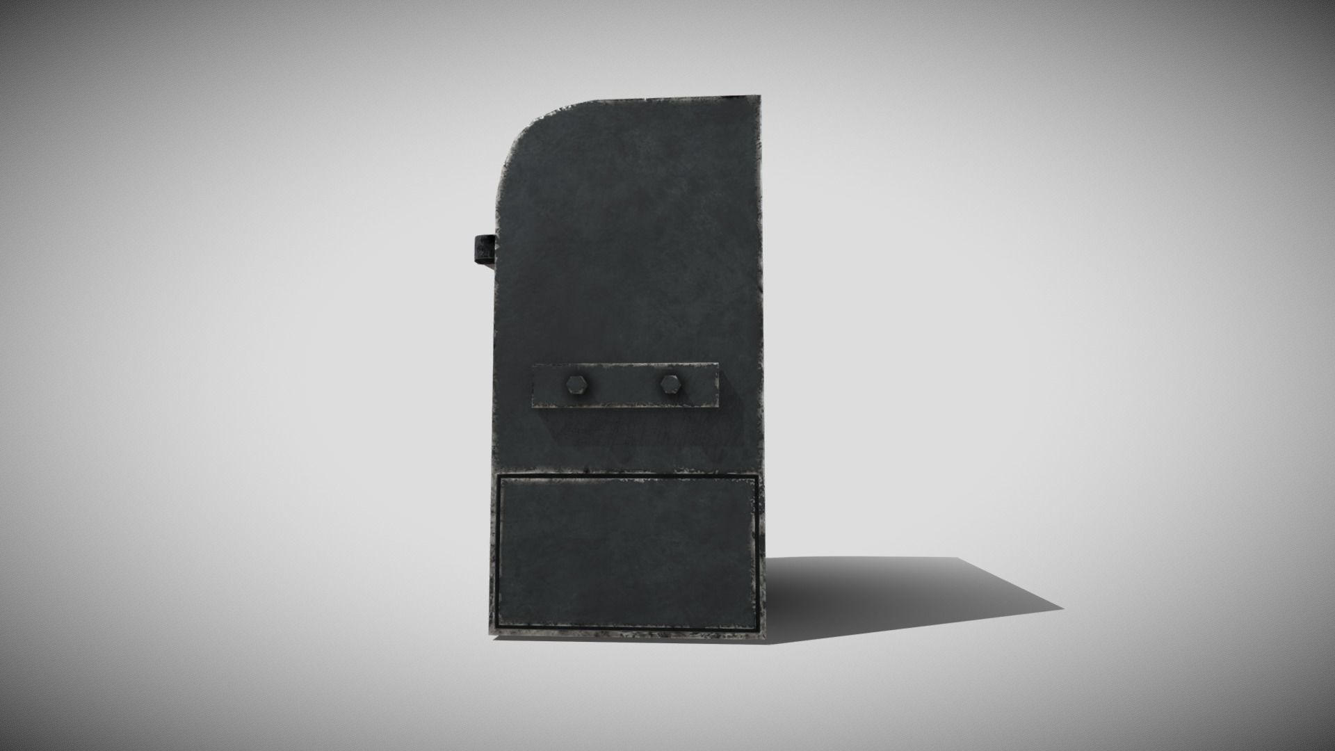 Sci-fi Panel Element Low-poly 3D model_1