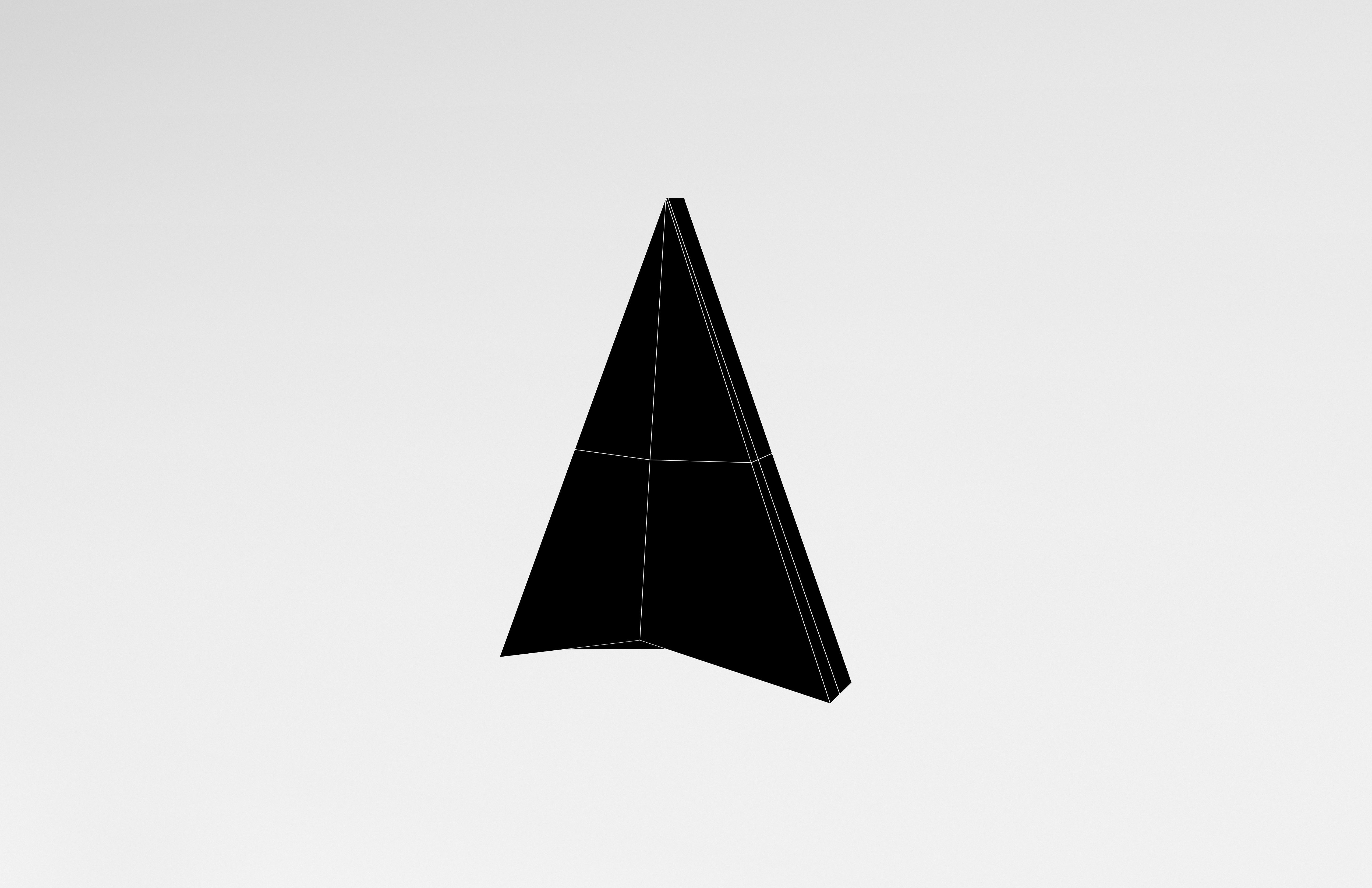 Arrow v1 003 Low-poly 3D model_6