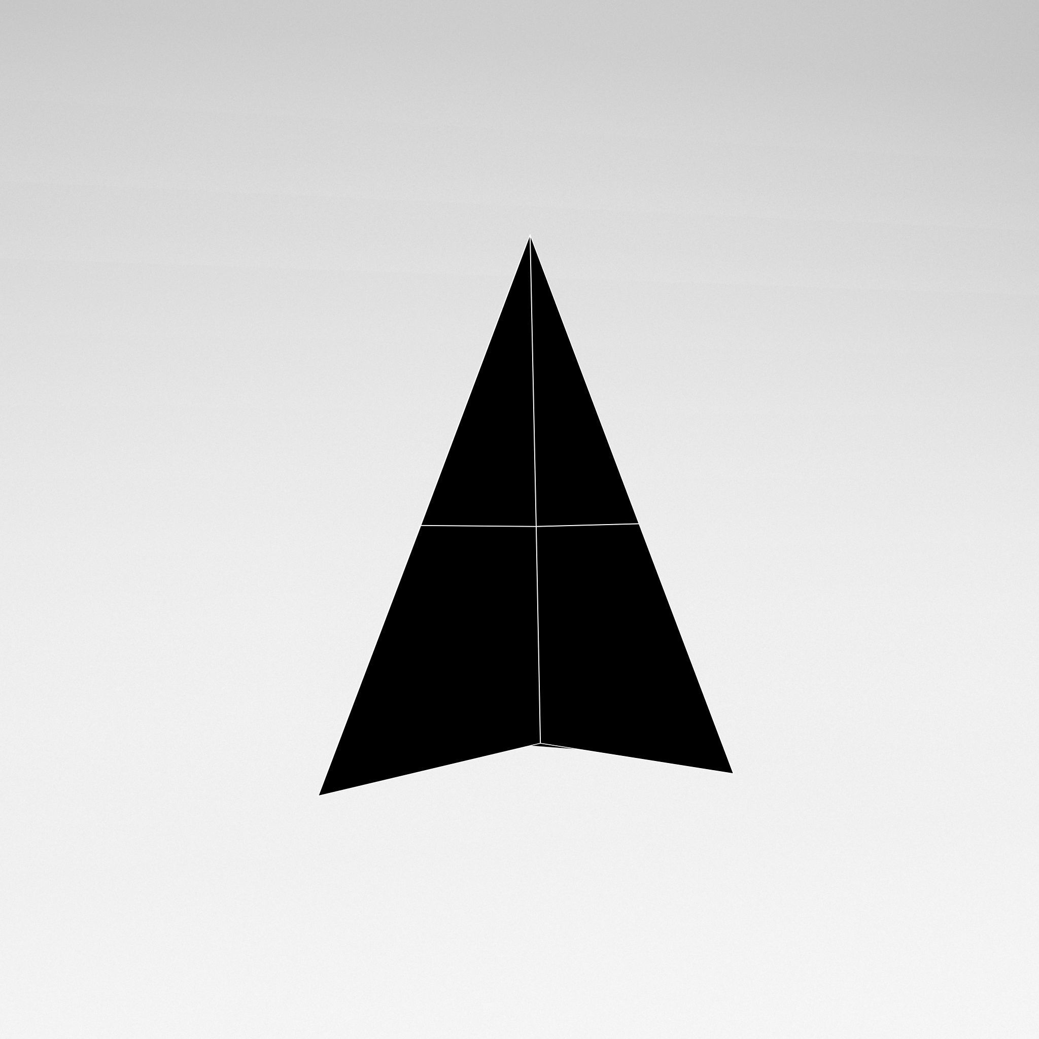 Arrow v1 008 Low-poly 3D model_4