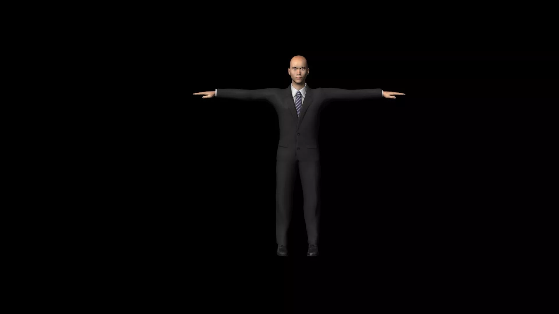 3D Business Man Human Character Free 3D model