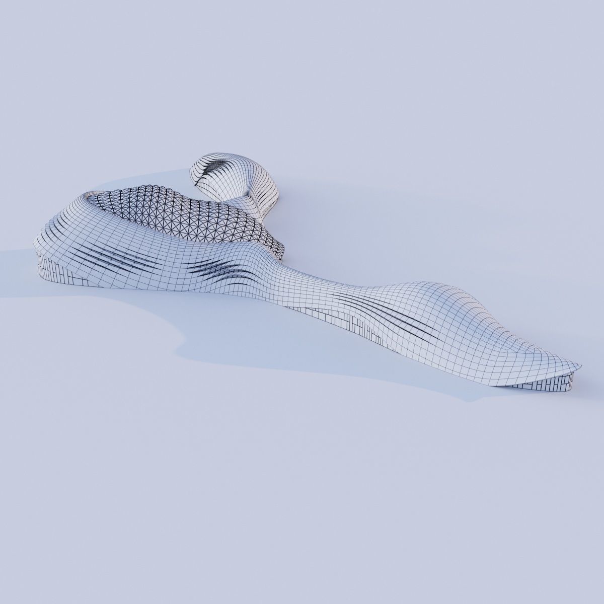 Futuristic building 13 3D model_5