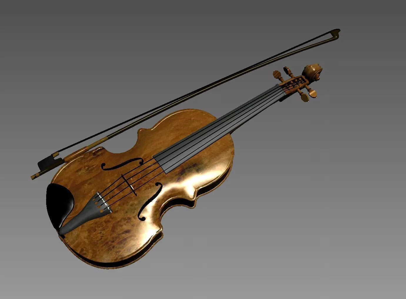 Violin - music Free 3D model