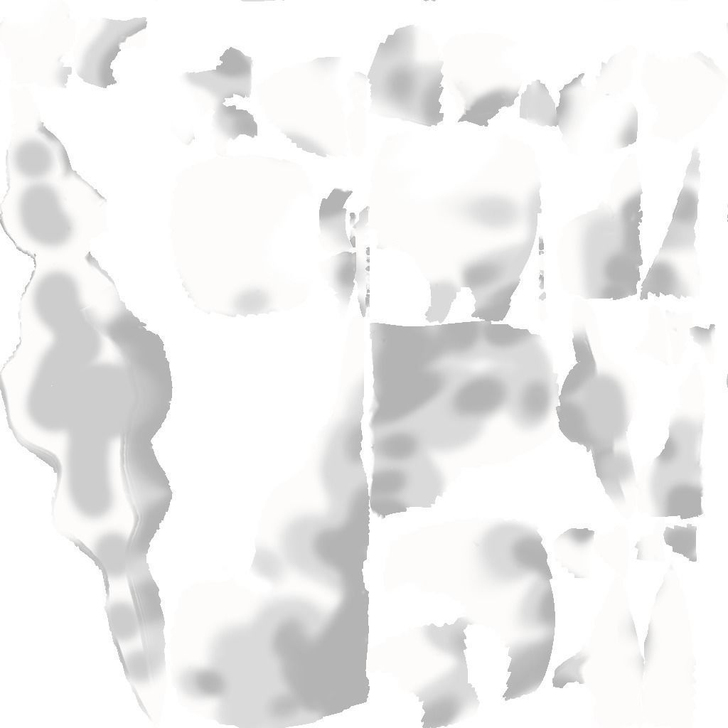 low poly cloud model in sky Low-poly 3D model_8
