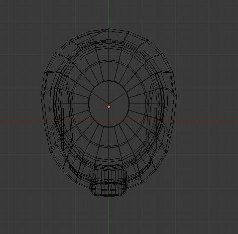 Old WW2 Style Gas Mask Low-poly 3D model_4