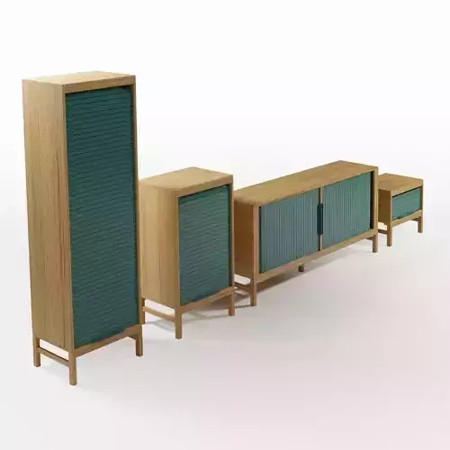 Scandinavian Cabinet Set