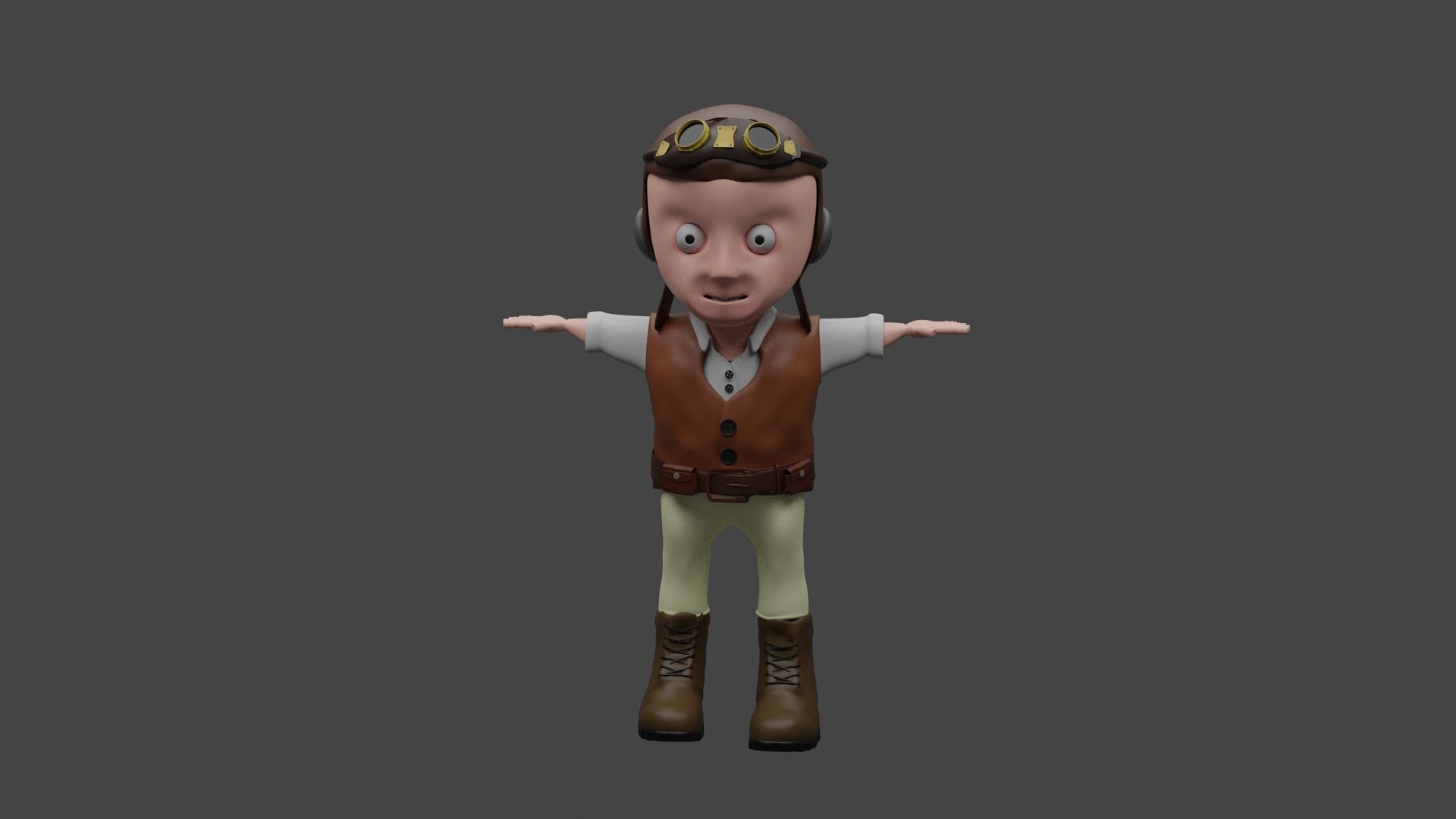 3D model of Cartoon Character and Rigged 3D model_1