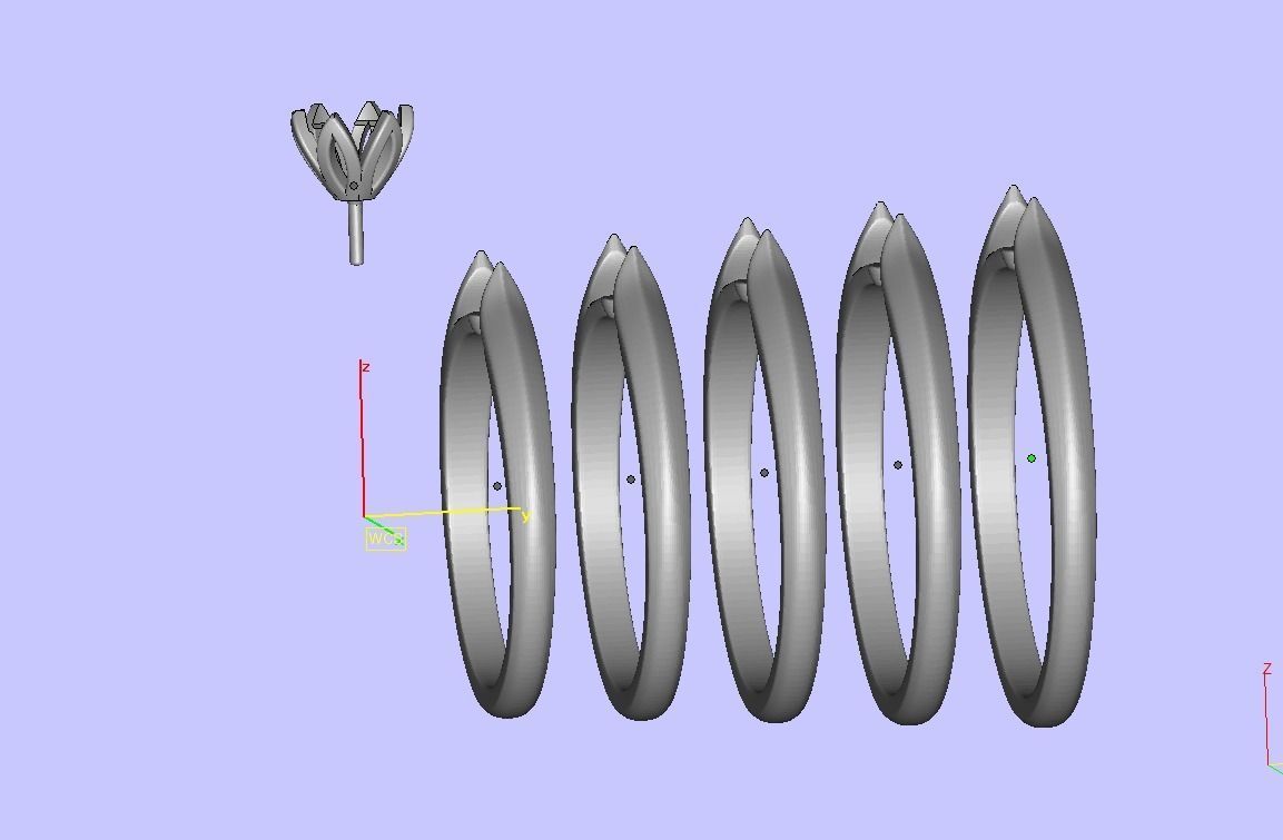 Delightful Solitaire Classic Engagement ring 3dmodel 3D print model_19