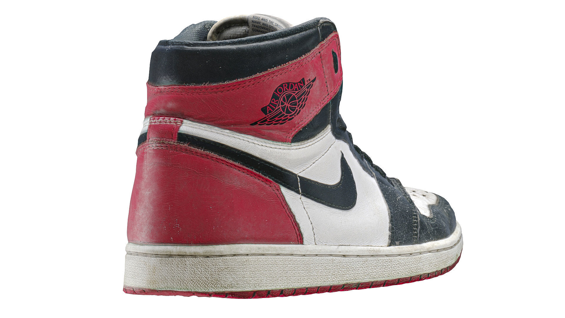 Jordan 1 Black Toe 2016 Photoscan 3D model_4