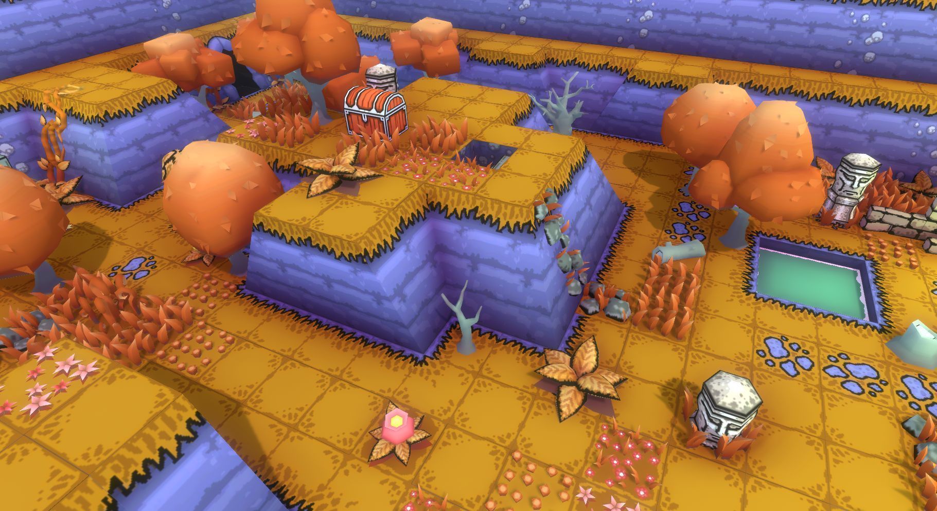 EnviroKit - THE FOREST - Retro Lowpoly Low-poly 3D model_7