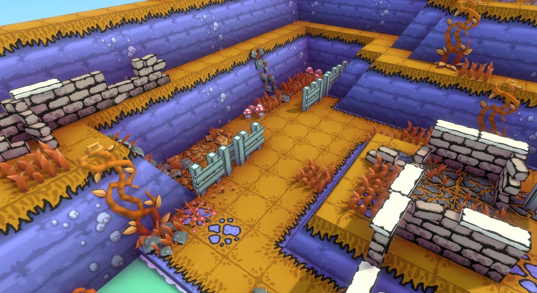 EnviroKit - THE FOREST - Retro Lowpoly Low-poly 3D model_8