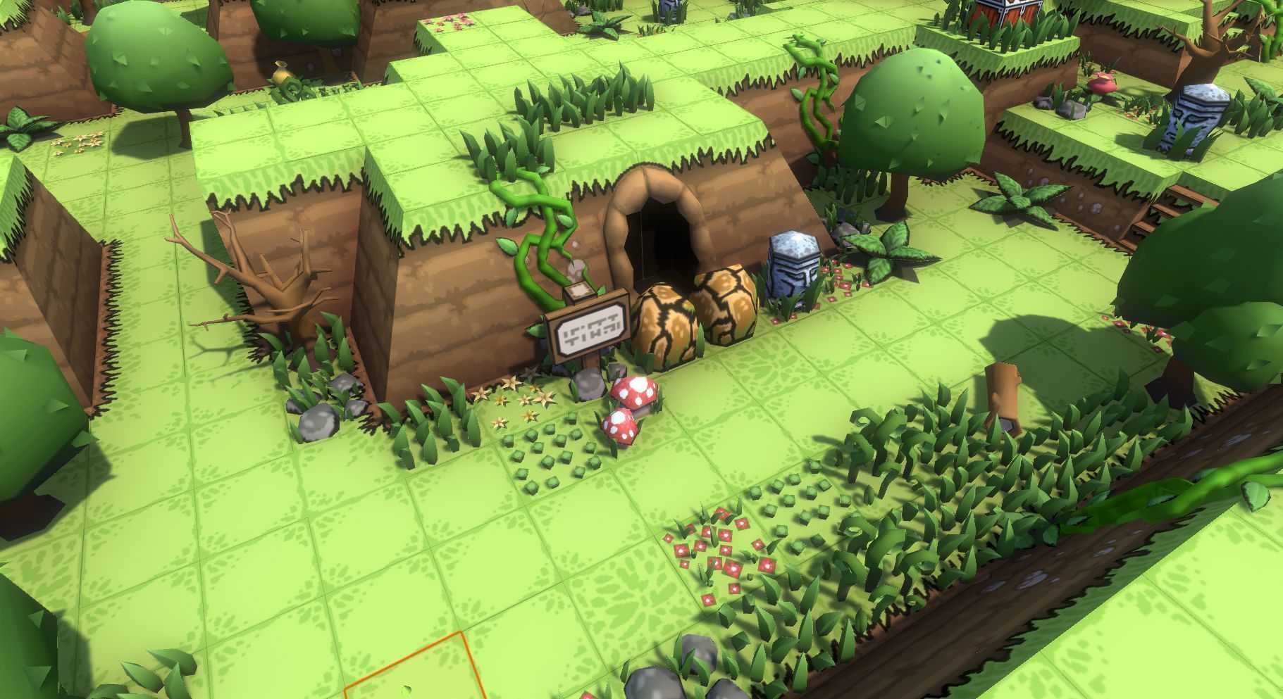 EnviroKit - THE FOREST - Retro Lowpoly Low-poly 3D model_5