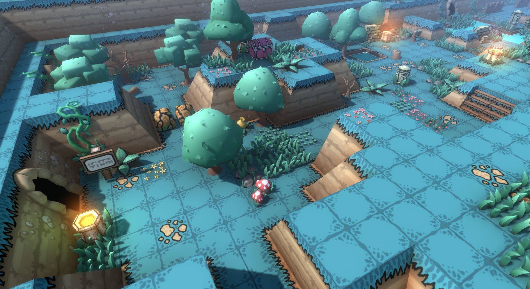 EnviroKit - THE FOREST - Retro Lowpoly Low-poly 3D model_15