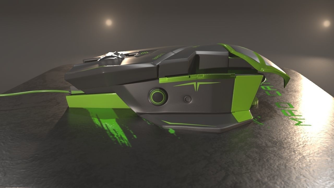 Gaming Mouse 3D model_12