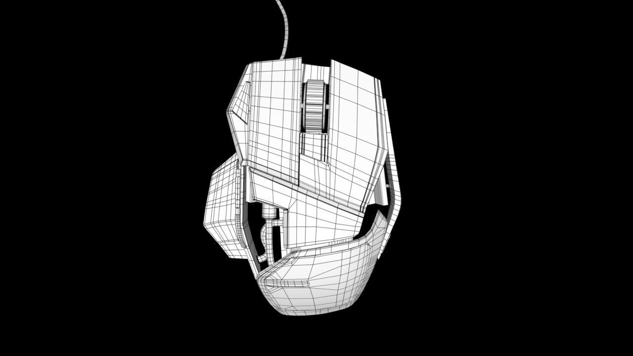 Gaming Mouse 3D model_4
