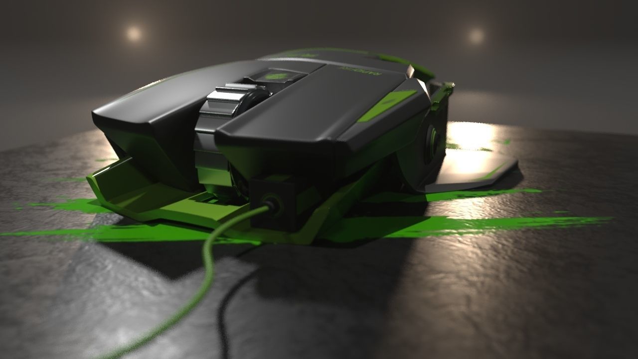 Gaming Mouse 3D model_8