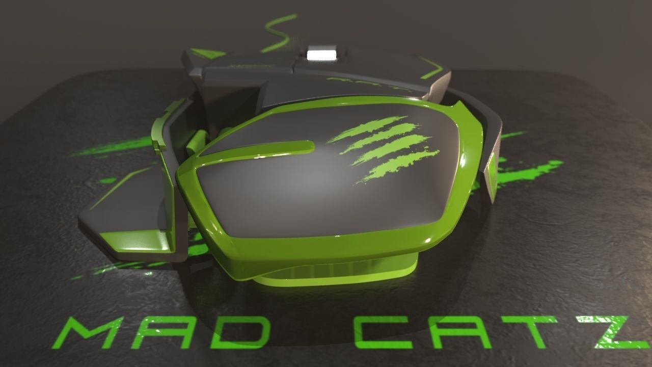 Gaming Mouse 3D model_9