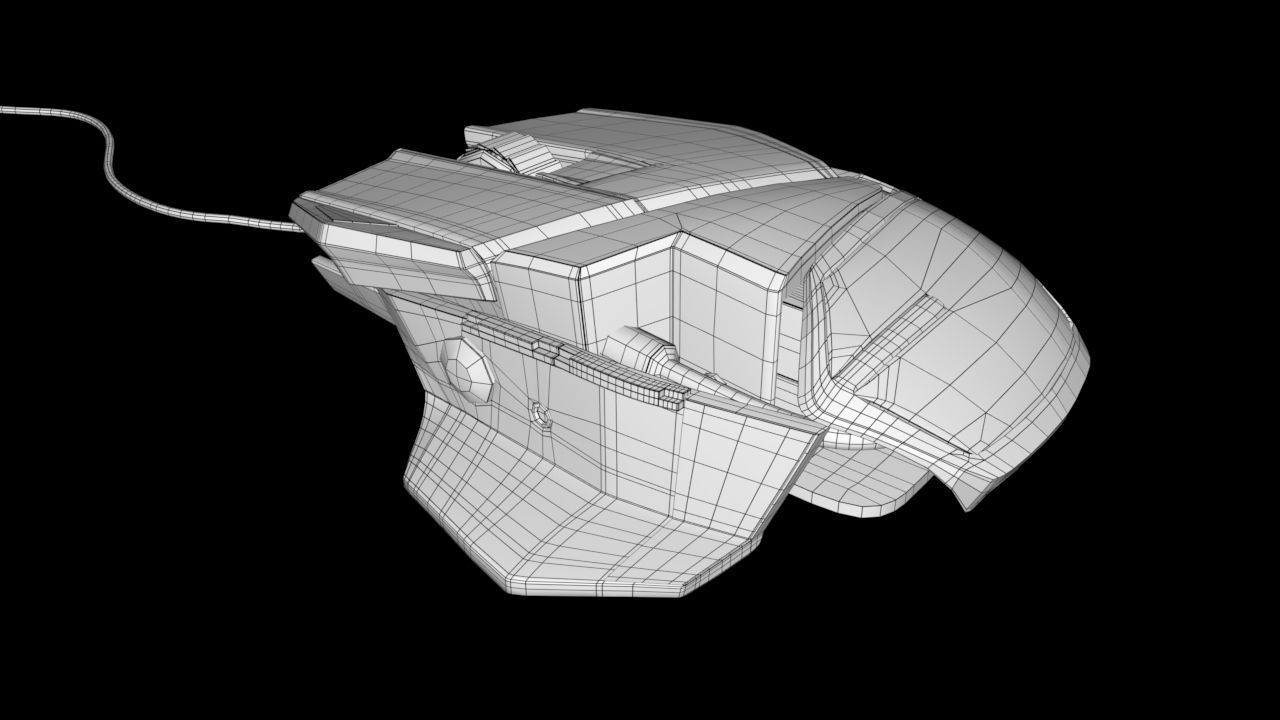 Gaming Mouse 3D model_5